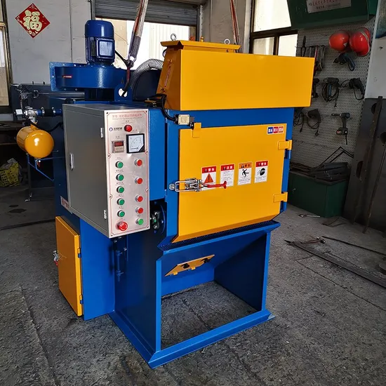 Máquina de jateamento de alta qualidade tipo tambor rotativo / mini jateador de areia para peças de fundição e limpeza de pequenas peças estruturais