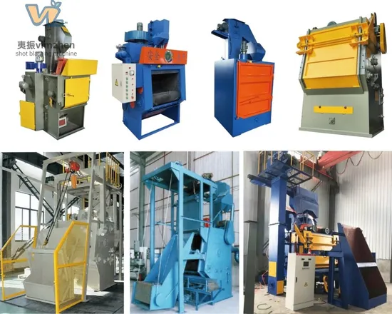 Máquina de jateamento rotativa de mesa para limpeza de peças fundidas pequenas Q35 para venda