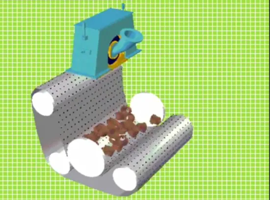 Máquina de jateamento de granalha Q32 portátil pequena com correia de rolo