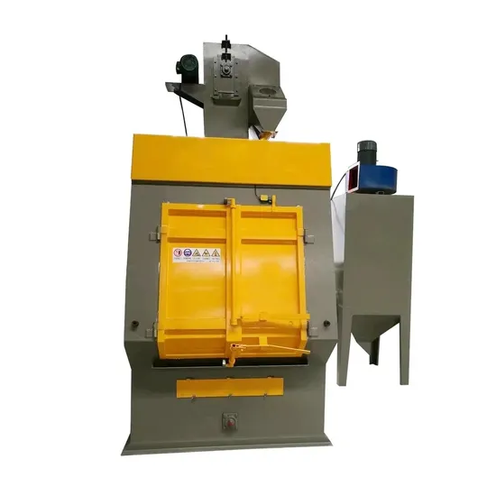 Máquina de jateamento pequena série Q32 com grãos de aço abrasivos e granalhas de aço