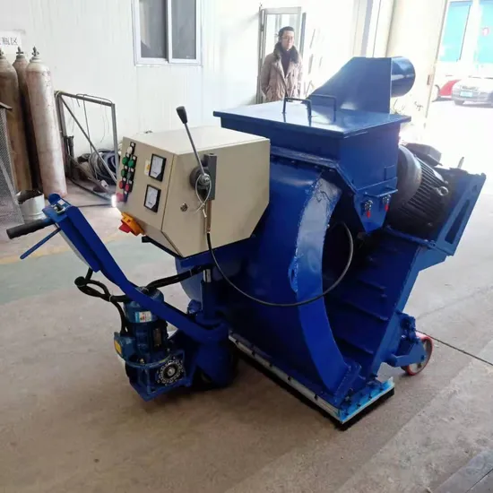 Pivot 1 ano de embalagem de madeira móvel blaster piso jateadores