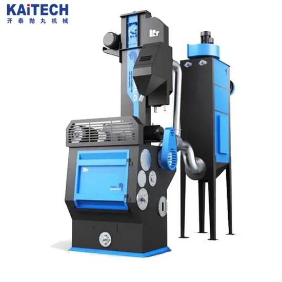 Máquina de jateamento com correia rotativa Q326/Q3210 para limpeza de peças fundidas/forjadas pequenas